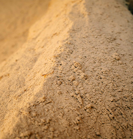 Ein Haufen Sägespäne