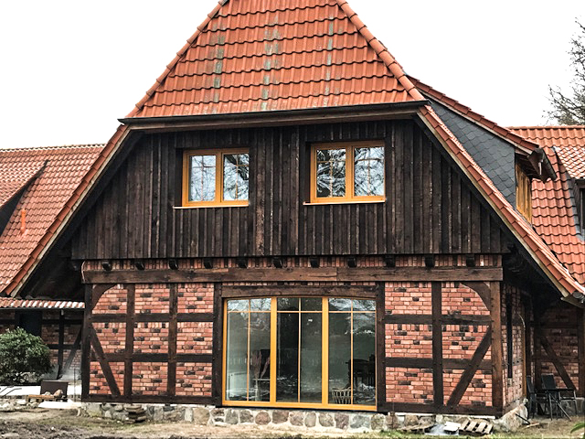 Fassade aus Eiche Antik