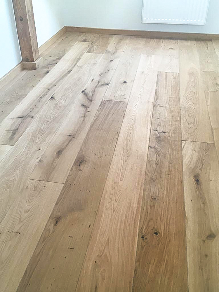 Boden aus Eiche Antik