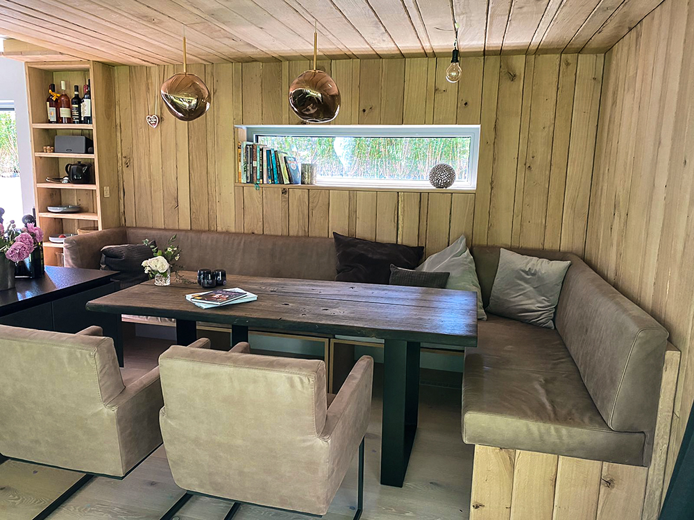 Vertäfelung Sitzecke Eiche Antik