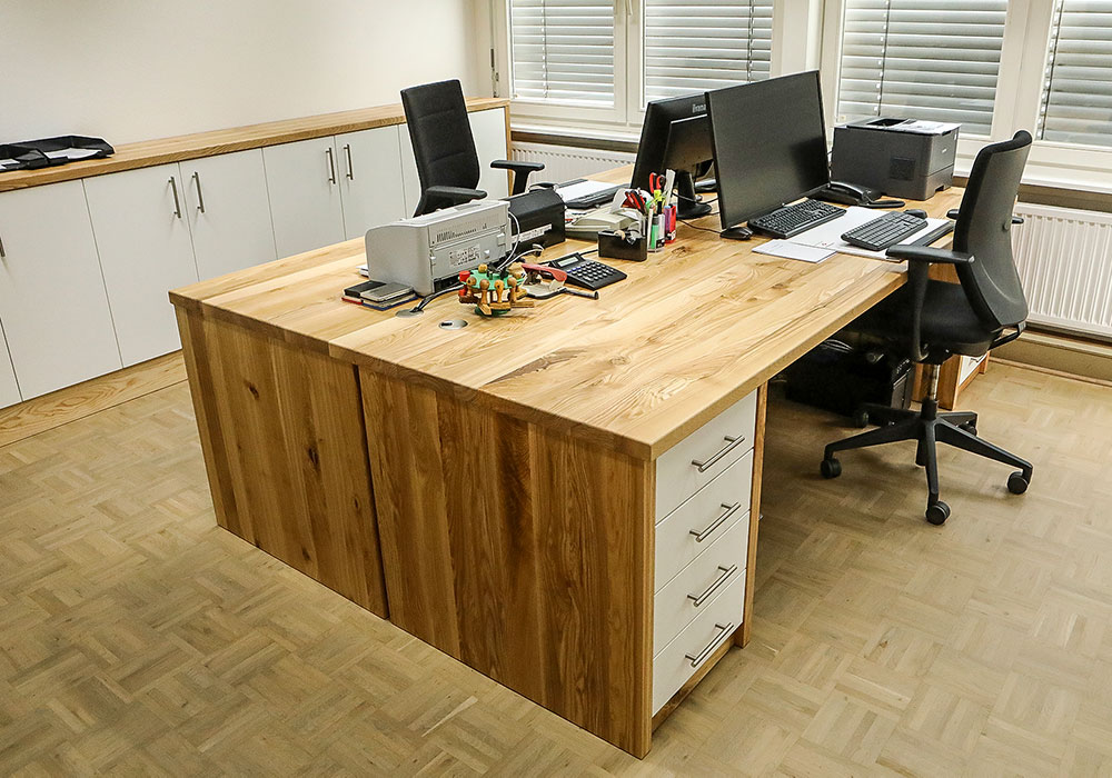 Schreibtisch aus Esche Cabinet